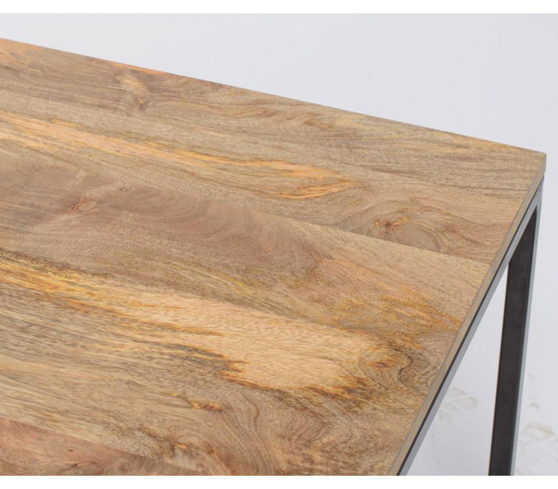 Pols Solid Wood Solid Coffee Table, 45 cm H x 117 cm W x 70 cm D