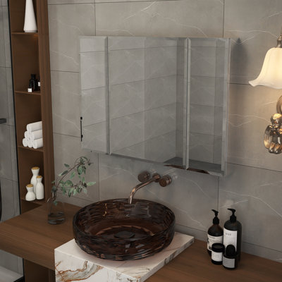 Poynor 36'' W 26'' H Medicine Cabinet Mirror