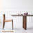 Brown Rectangular Solid Wood Dining Table-813553454