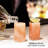 Broadwater Pink Salt Shot Glasses 20 Ounce