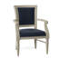 Edgemont Upholstered King Louis Back Arm Chair-571687841-571648144