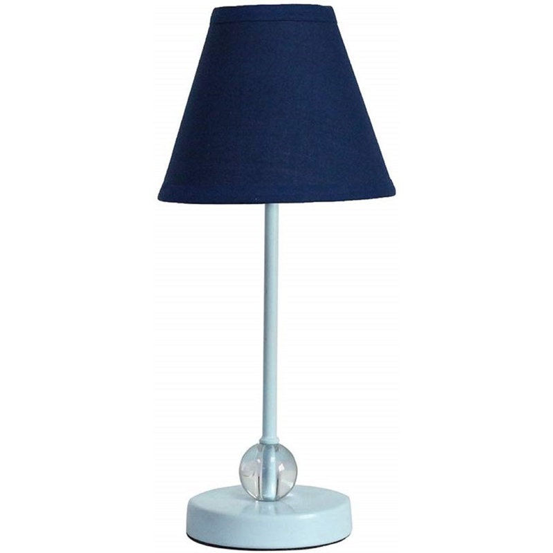 Lampe de table 15 po Moree, Indigo, Bleu pastel