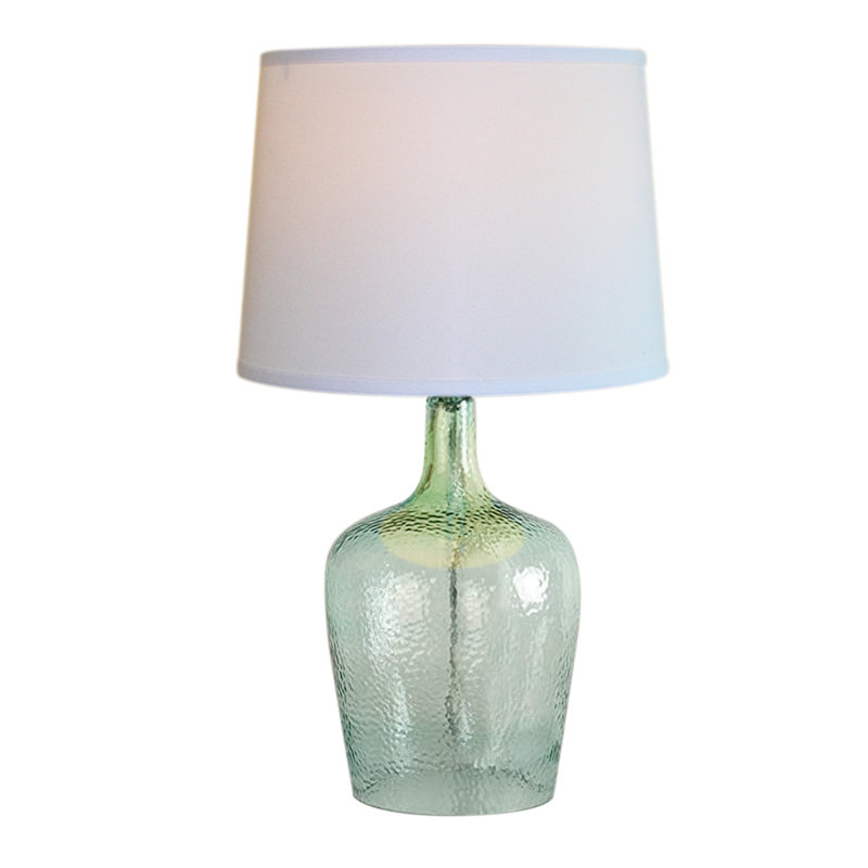 Glass Buffet Lamp, White
