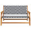 Solid Wood Acacia Outdoor Bench