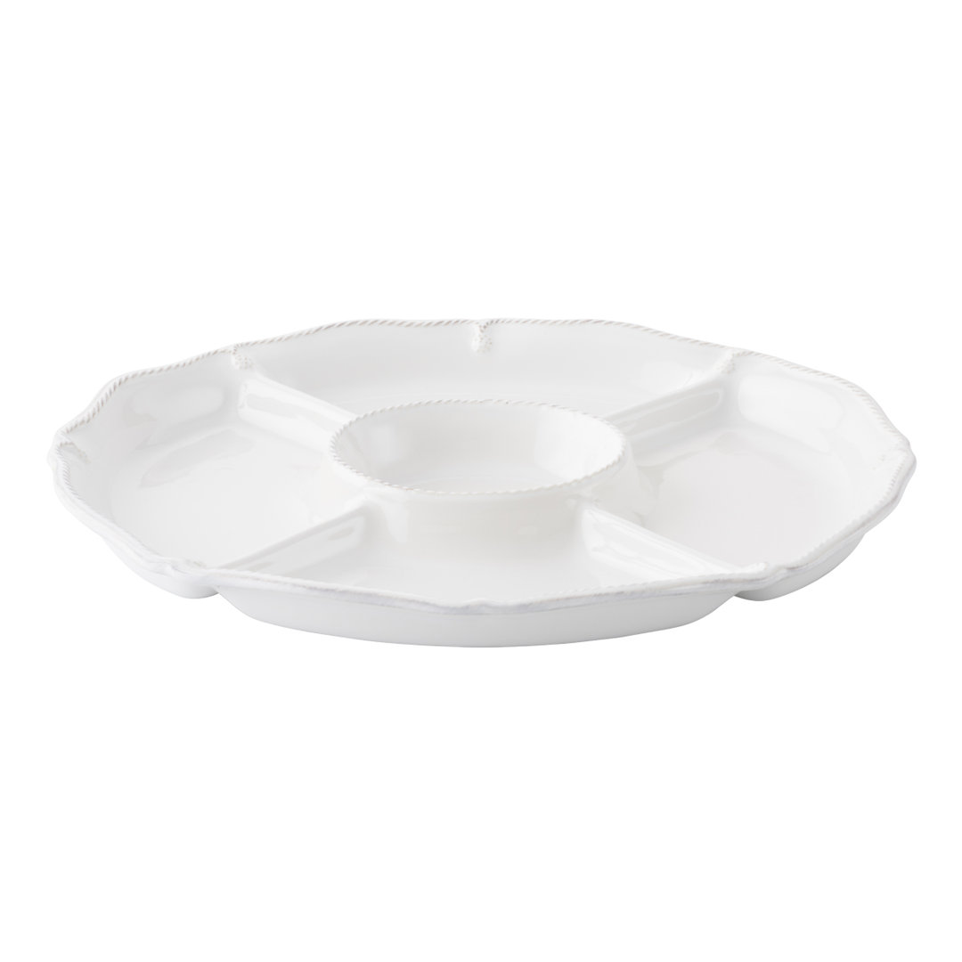 Berry & Thread 15" Crudite Platter - Whitewash Juliska
