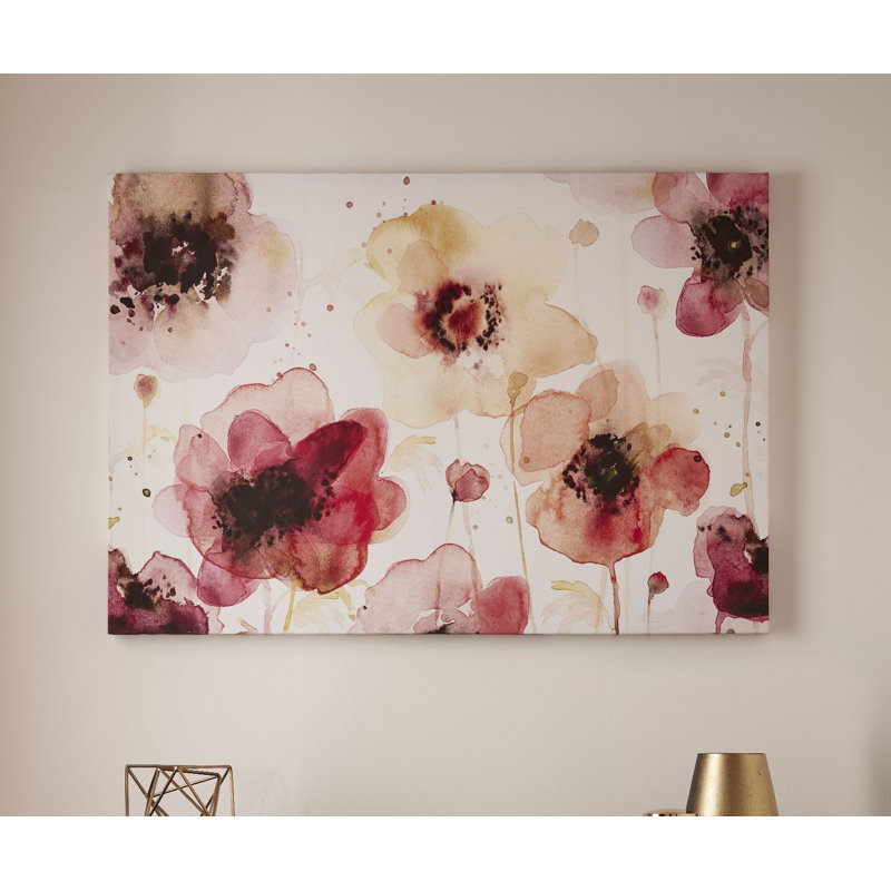 Art for the Home Painterly Blossoms Printed Canvas