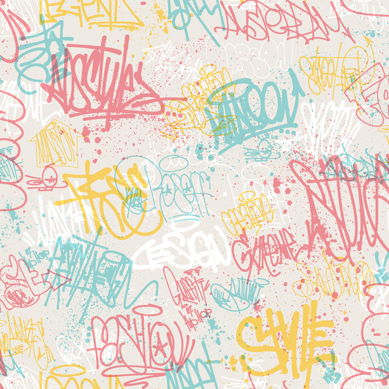 Graffiti Wallpaper, Multi