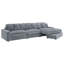 Canapé modulaire rembourré Cassidy Fog-1858220238