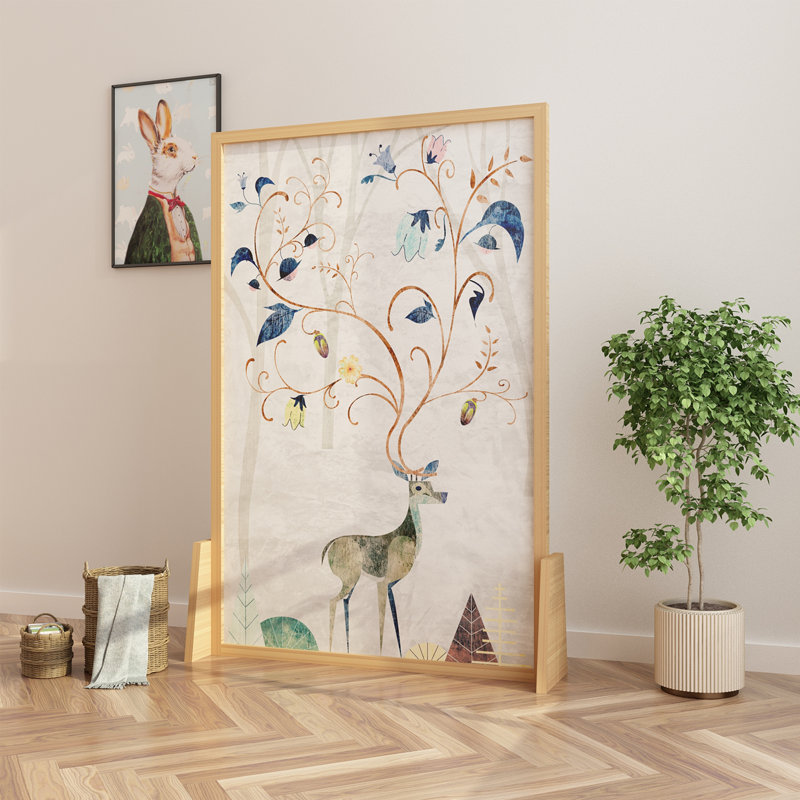 Wasco Solid Wood Single Panel Room Divider, 70.87" H x 47.24" W 1.57" D
