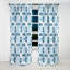 Rideau abstrait occultant Nordic Geometric Serenity II - 1 panneau-107547931
