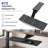 KT2 Adjustable Under-Desk Keyboard Tray with Mouse Platform for Standing Desks 