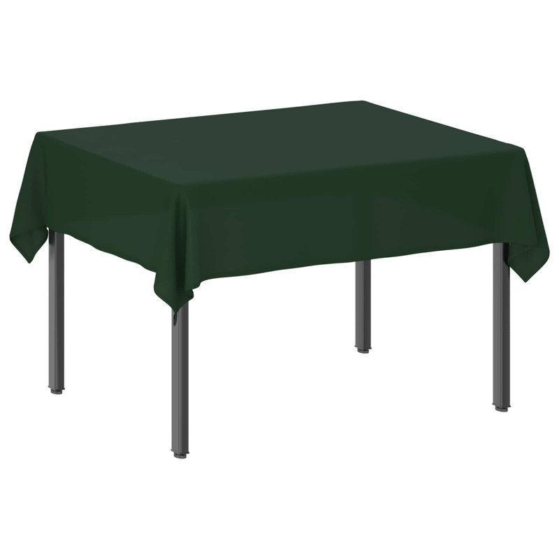  Table Cloth Tablecloth Dining Cover Kitchen Living Room Polyester Decor, 180 cm L, Dark Green, 5