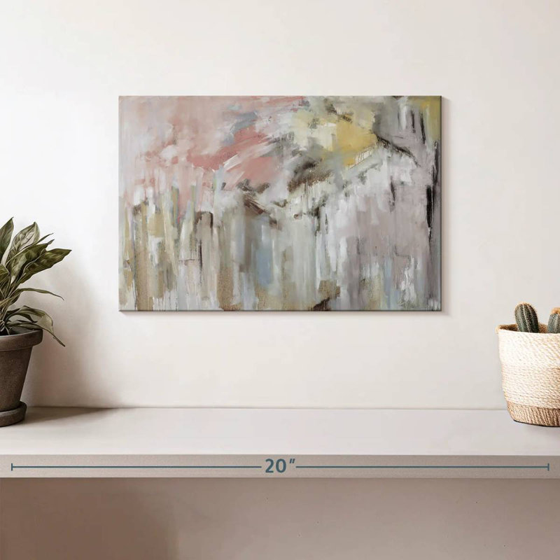 Avery Spring Splash Abstract, 8" H x 12" W