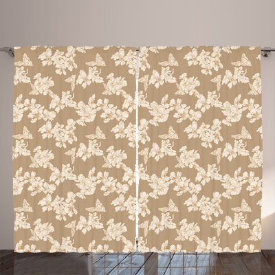 Semi Sheer Curtain Pair