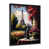 Impression noire sur toile encadrée