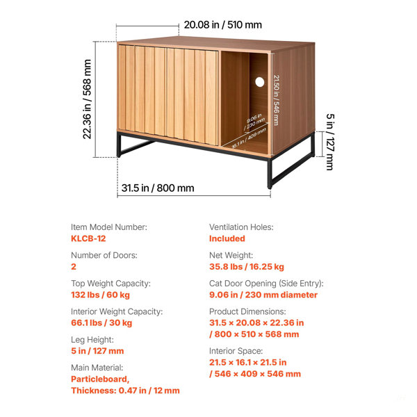Dimensions du produit