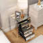 Table de chevet avec miroir et 3 tiroirs