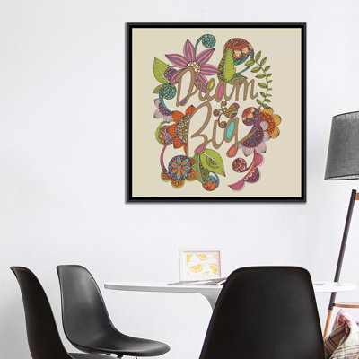«Dream Big», impression sur toile tendue