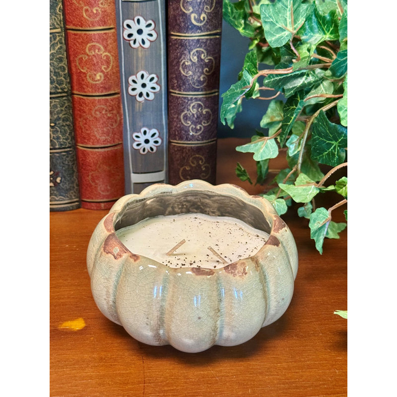 Bougie pétale, bougie, vanille, livre, 8 oz