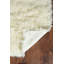Tapis ivoire en laine tissé à la main Aaiden Flokati-12035811