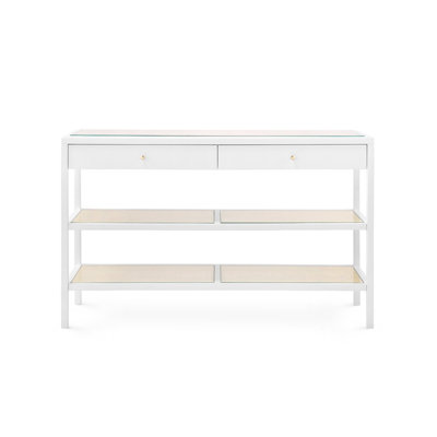 Caanan 48'' W Glass Console Table