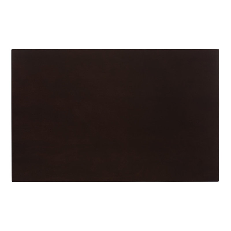 4 - Person Four Leg Dining Set, Espresso Brown, Espresso Brown/Beige