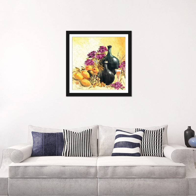 « citron still life », impression sur toile, H 16 po x l 16 po x P 1 po, Papier d'art encadré noir, Blanc