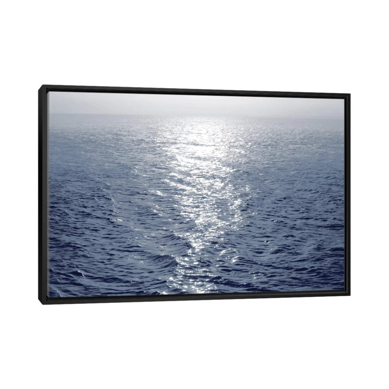 «Open Sea I», reproduction de photo sur toile, H 40 po x l 60 po x P 1,5 po, Toile avec cadre noir
