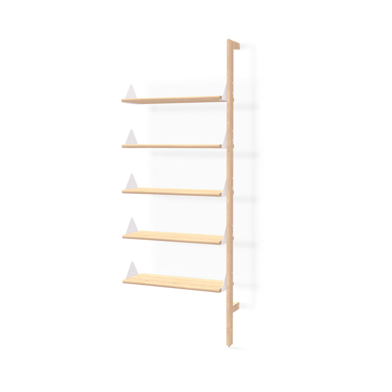 Branch Shelving Unit Add-on, White/Blonde