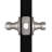 Springdale Satin Nickel Privacy Bed/Bath Door Lever with Universal 6-Way Latch-7224650-7224651