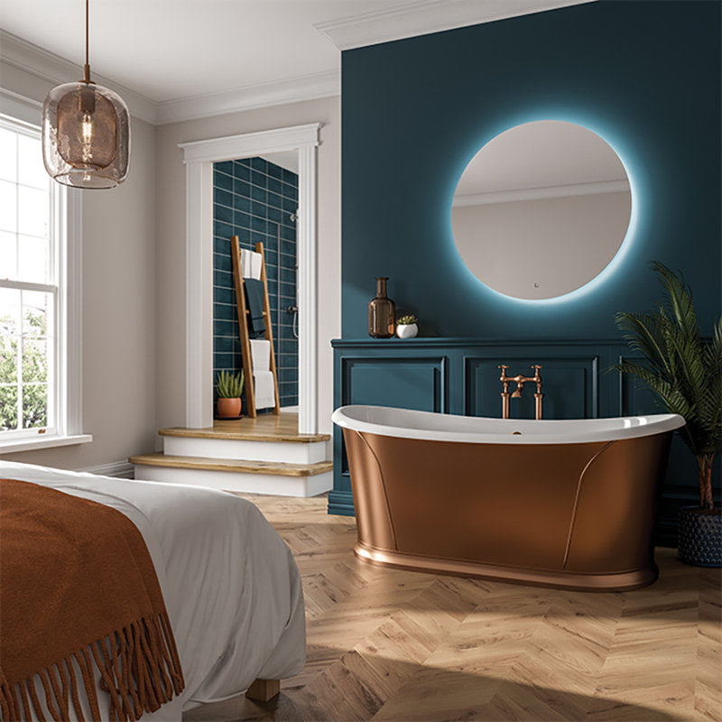 Wall Mirror, 100cm H x 100cm W