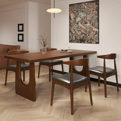 Combinaison table et chaises rectangulaire