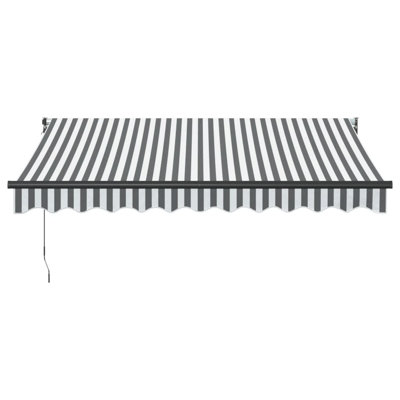 Retractable Awning Anthracite Fabric&Aluminium