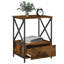 Cinar 50cm W Iron Bedside Table-306003870