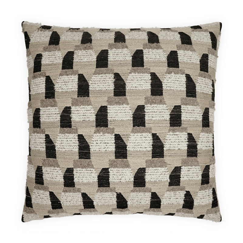 Oxido Square Pillow Cover & Insert, Domino, Square 24"