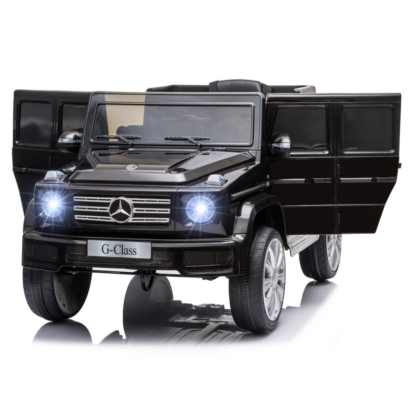 Black 12-Volt Mercedes Benz G500 Kids Ride-On Truck