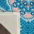 Floral Blue Outdoor Area Rug-57939629