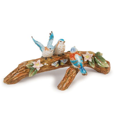 Fitz and Floyd Toulouse Bird Candlestick Holder, 16 Inch