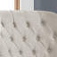 Chaise d'appoint rembourrée avec coussin moelleux Mid-Century