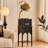Black Rectangular Solid  Wood Media Players-120960397