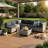 7-Piece Outdoor Sectional Sofa Set With HDPE Wicker, Cushions & Coffee Table, Modular Patio Conversation Set-991228331