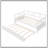 Twin Size Daybed Wood Bed With Twin Trundle, Solid Pine Construction, Space-Saving And Multi-Functional Design For Modern Homes-773274111