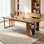Rectangular study desk