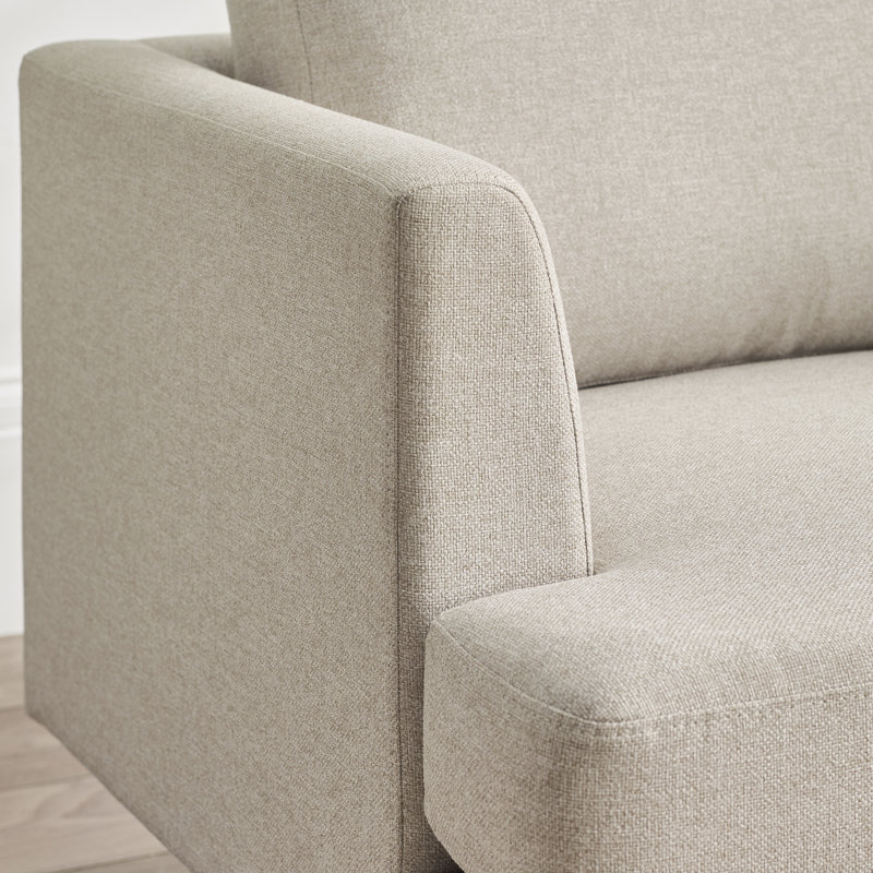 Teaonna Classic 3 Seater Sofa in Luxury Recycled Fabric, Cream