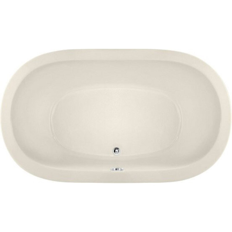Baignoire de trempage encastrée en acrylique Designer 66 po x 42 po, It, Laiton poli
