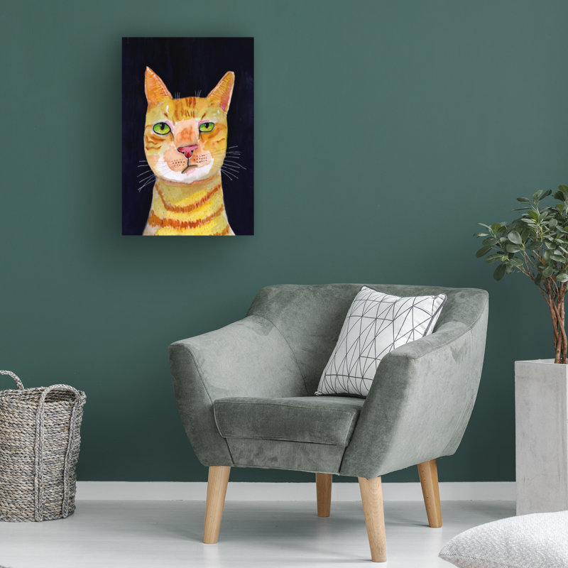 Chat roux gélifié par Sharyn Bursic