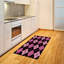Tapis décoratif à haute densité en fibres de polyester à carreaux-42030671