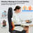 Heated Massage Executive Office Chair Ergonomic Office Chair with Filp-Up Armrests