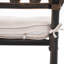 Fauteuil de salle à manger empilable extérieur avec coussin (ensemble de 4)-1046479787