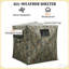 Store de chasse toutes saisons avec filet transparent à 270 °, intérieur spacieux et installation rapide pour des chasses furtives et confortables